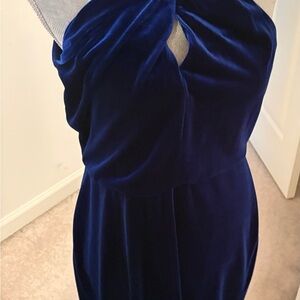 Neiman Marcus Strapless Royal Blue Dress (NWT)
